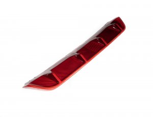 Alfa Romeo Stelvio Rear Diffuser - Carbon Fiber - Quadrifoglio Model - Red Candy Alfa Romeo Stelvio Rear Diffuser - Carbon Fiber - Quadrifoglio Model - Red Candy